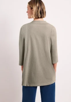 Langarm Jacke im verlängerten Schnitt