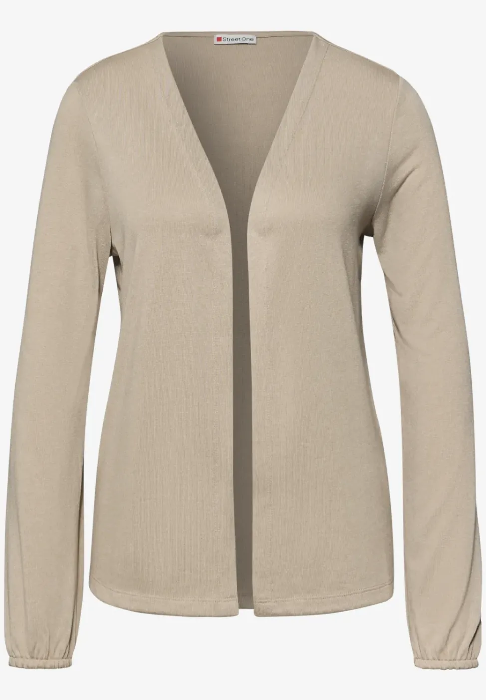 Langarm Jacke in offener Passform