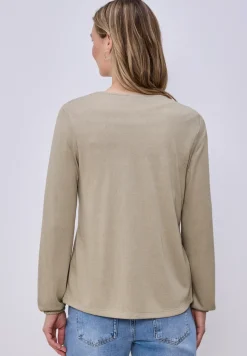 Langarm Jacke in offener Passform