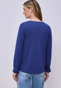 Langarm Jacke in offener Passform