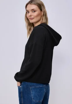 Langarm Jacke mit Kapuze und Zipper