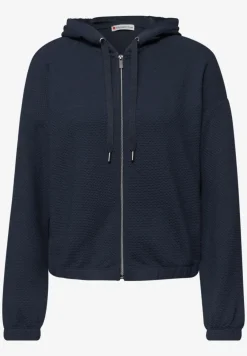 Langarm Jacke mit Kapuze und Zipper