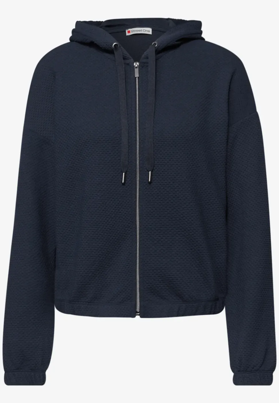 Langarm Jacke mit Kapuze und Zipper