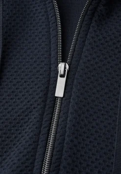 Langarm Jacke mit Kapuze und Zipper