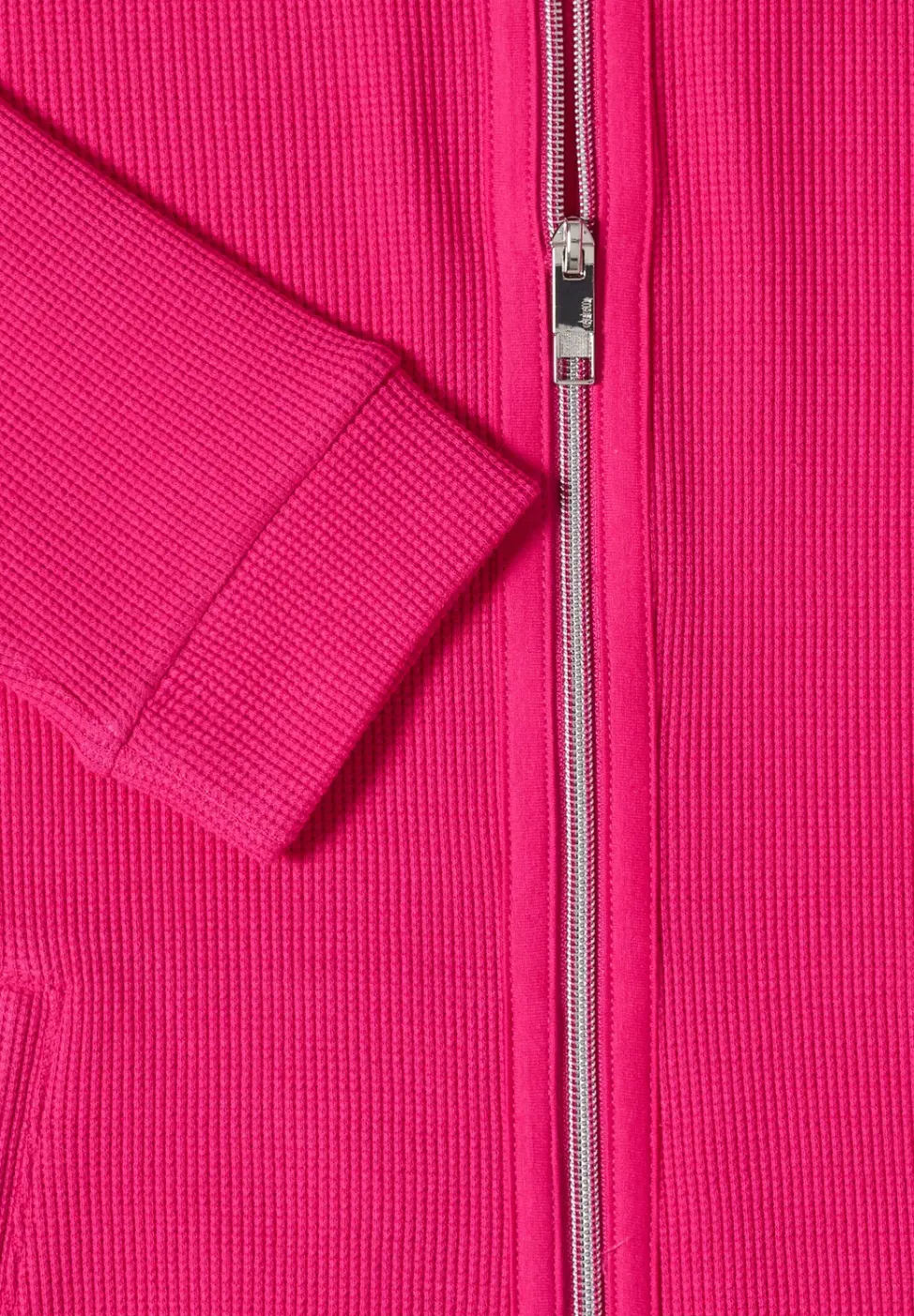 Langarm Jacke mit Kapuze und Taschen