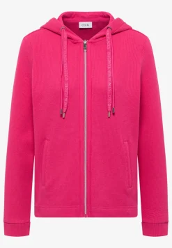 Langarm Jacke mit Kapuze und Taschen