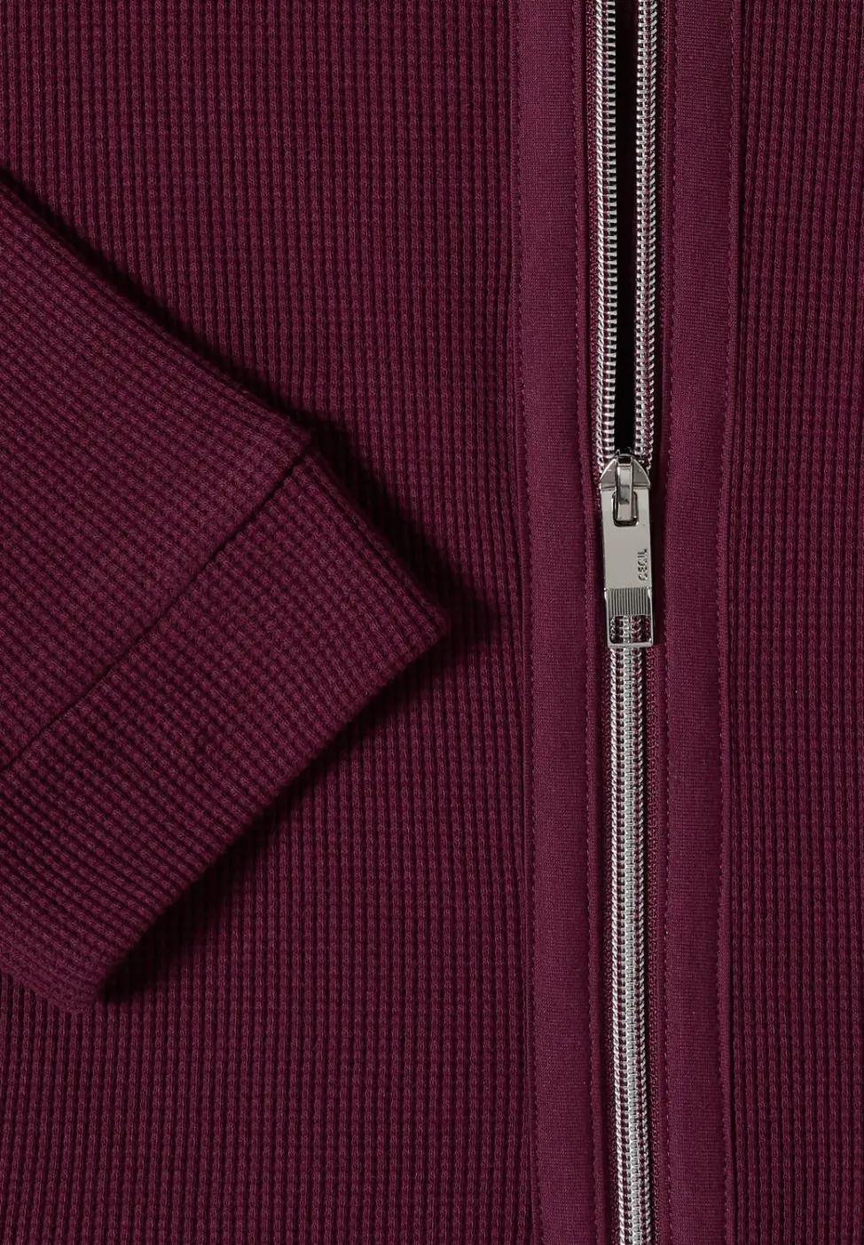 Langarm Jacke mit Kapuze und Taschen