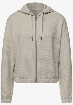Langarm Jacke mit Kapuze und Zipper