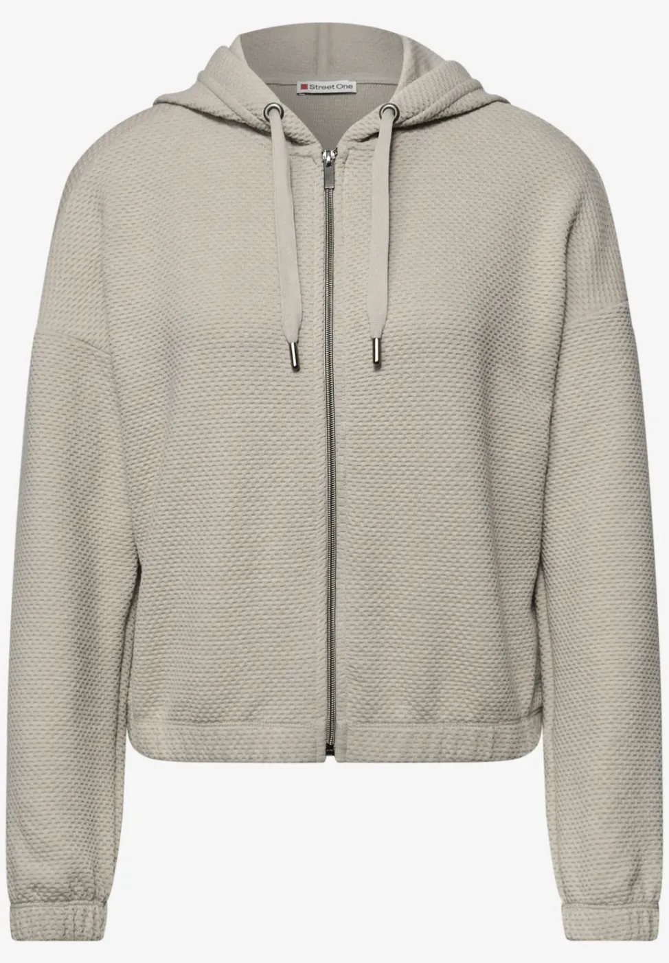 Langarm Jacke mit Kapuze und Zipper