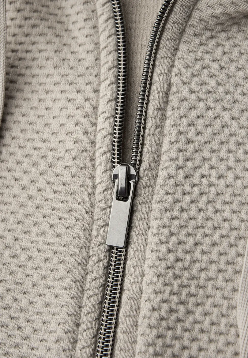 Langarm Jacke mit Kapuze und Zipper