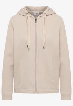 Langarm Jacke mit Kapuze und Taschen