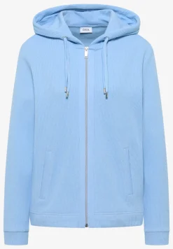 Langarm Jacke mit Kapuze und Taschen
