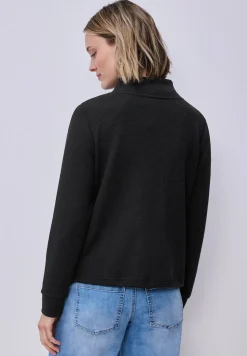 Langarm Jacke mit Turtle Neck