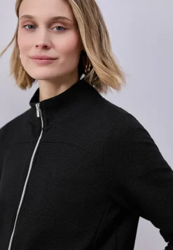 Langarm Jacke mit Turtle Neck
