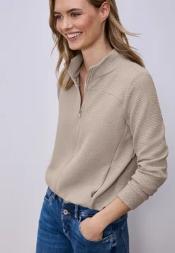 Langarm Jacke mit Turtle Neck