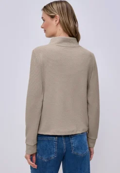 Langarm Jacke mit Turtle Neck