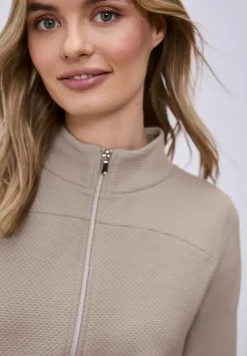 Langarm Jacke mit Turtle Neck