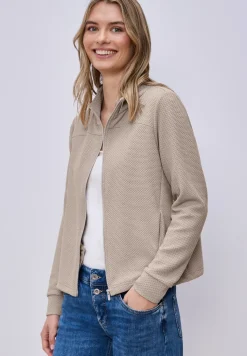 Langarm Jacke mit Turtle Neck