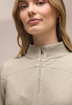 Langarm Jacke mit Turtle Neck