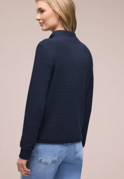 Langarm Jacke mit Turtle Neck