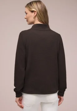 Langarm Jacke mit Turtle Neck