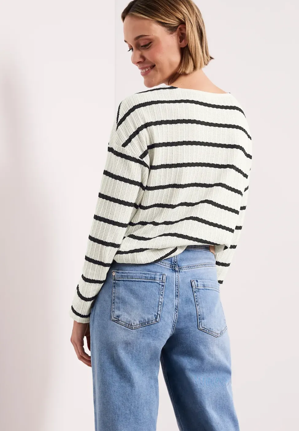 Langarm Shirt im Strick-Look