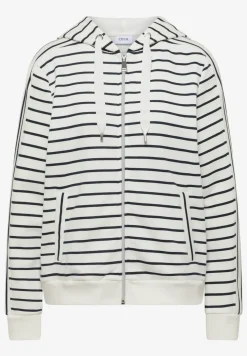 Langarm Sweatjacke mit Kapuze