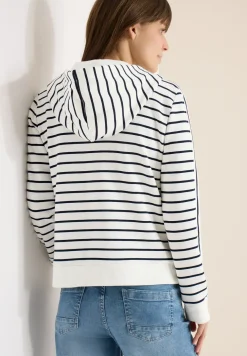 Langarm Sweatjacke mit Kapuze