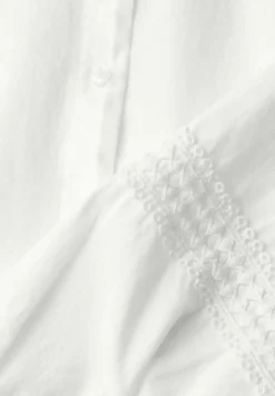 Langarm Bluse mit Crochetdetails