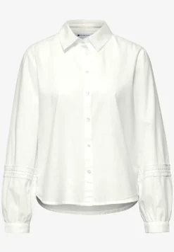 Langarm Bluse mit Crochetdetails