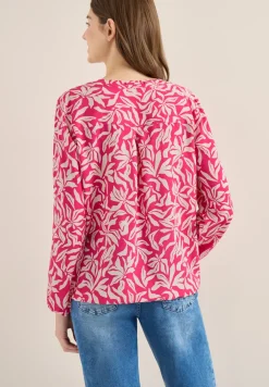 Langarm Bluse mit floralem Print