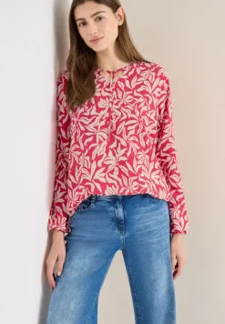 Langarm Bluse mit floralem Print