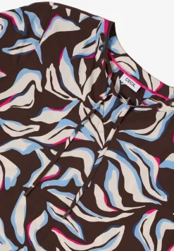 Langarm Bluse mit floralem Print