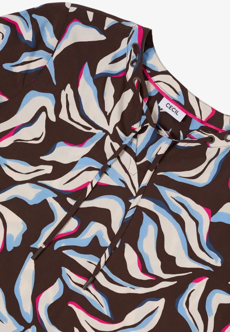 Langarm Bluse mit floralem Print