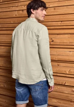 Langarmhemd aus Leinen