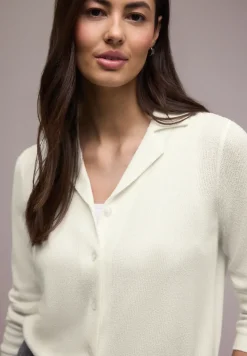 Langarm Jacke mit V-Neck