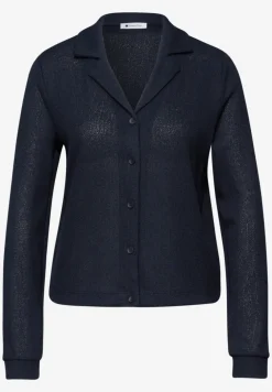 Langarm Jacke mit V-Neck