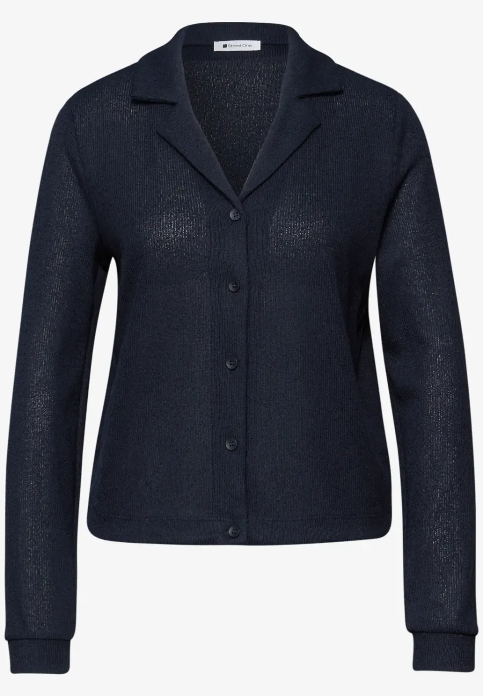 Langarm Jacke mit V-Neck