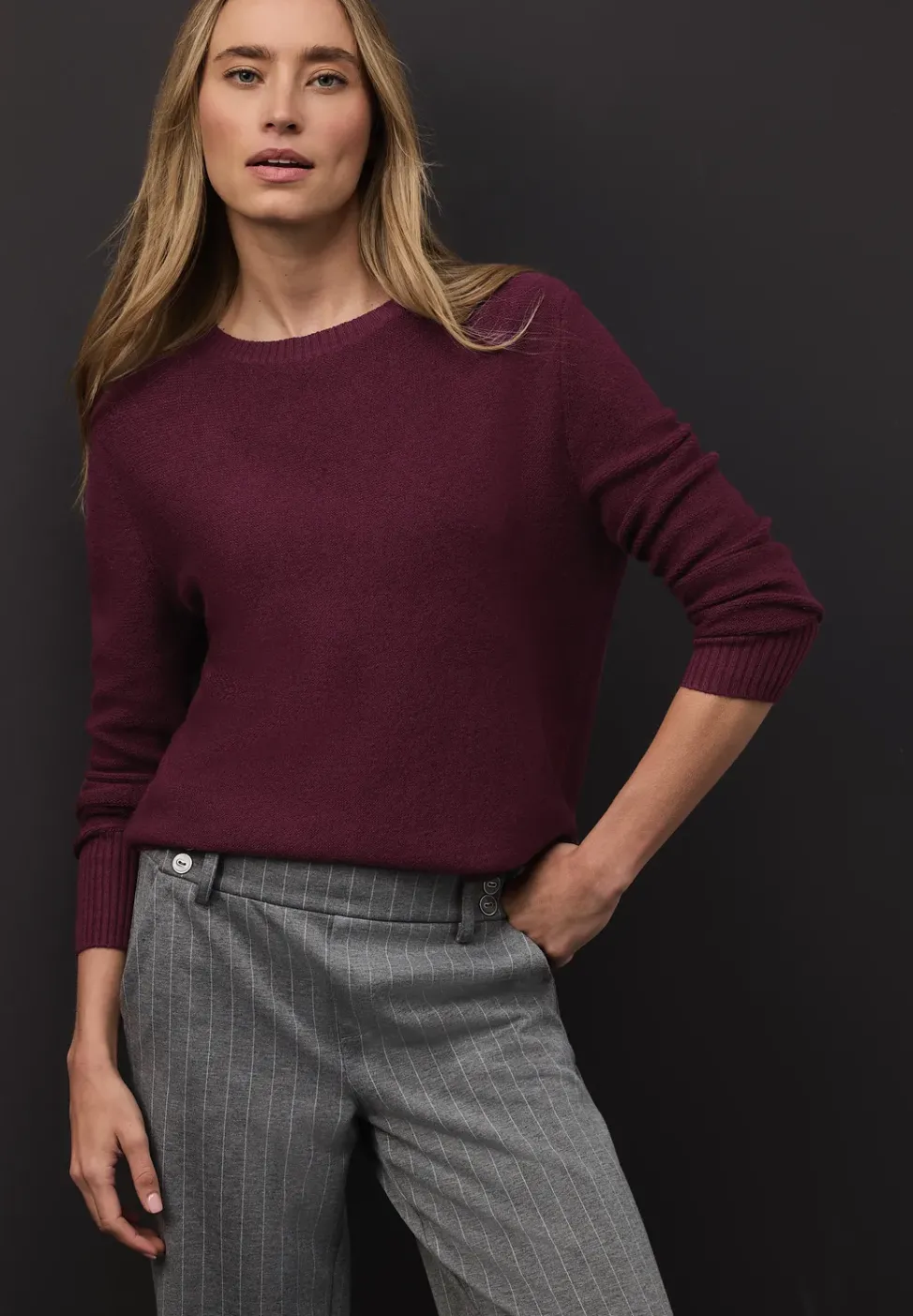 Langarmpullover