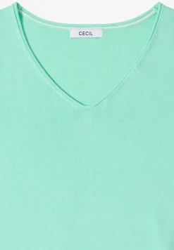 Langarm Pullover mit Rippdetail