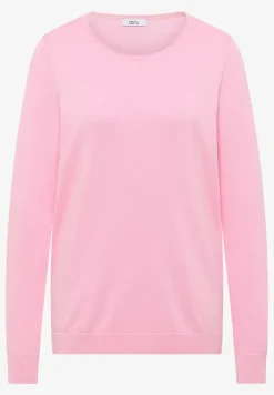 Langarm Pullover mit Rippdetail