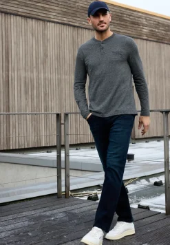 Langarmshirt mit Stickerei