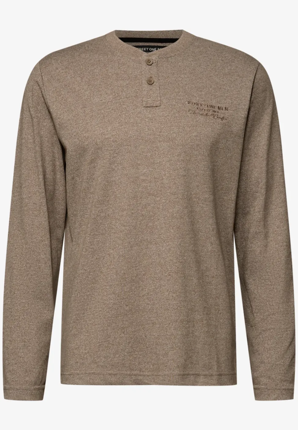 Langarmshirt mit Stickerei