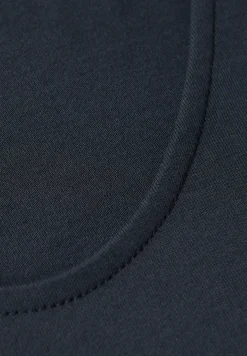 Langarmshirt in Unifarbe
