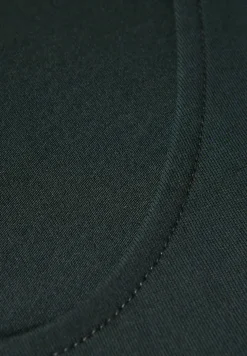 Langarmshirt in Unifarbe