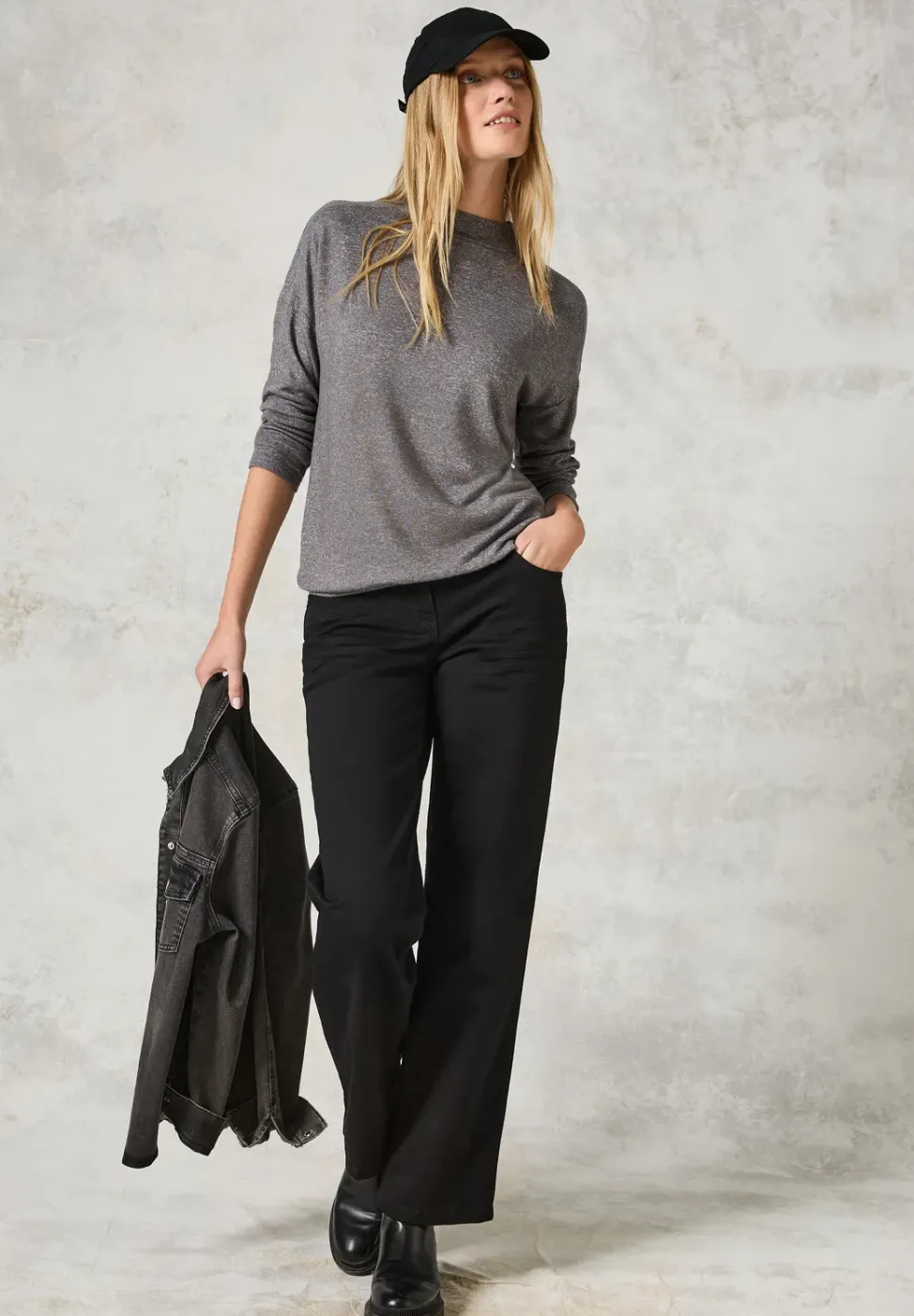 Langarmshirt mit Glitzer