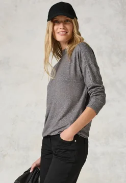 Langarmshirt mit Glitzer
