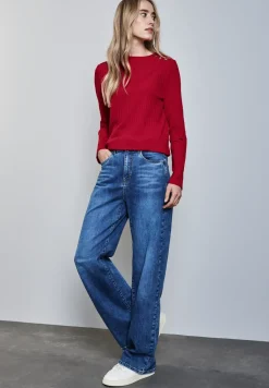 Langarmshirt mit Knopfdetail