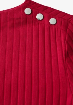 Langarmshirt mit Knopfdetail