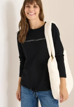 Langarmshirt mit Wording